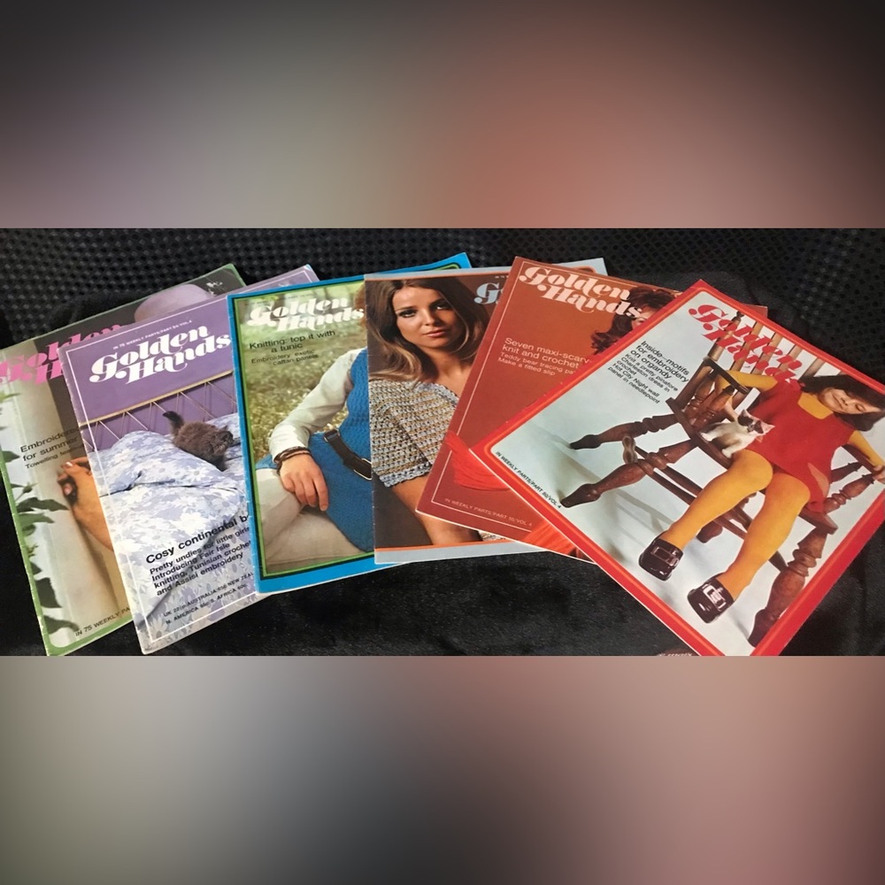 SET OF 6 GOLDEN HANDS MAGAZINES